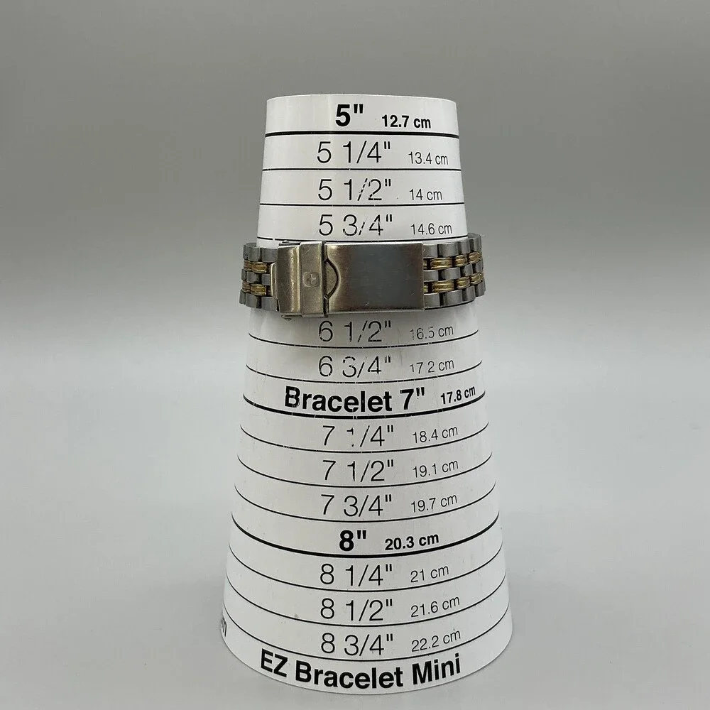 Wenger SMT Design Womens Watch 29mm Day Date Two Tone Swiss New Battery 6.25
